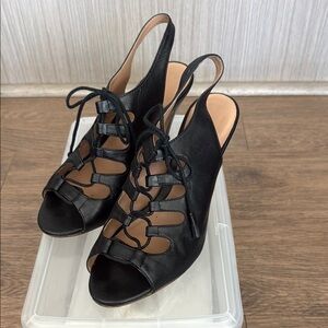 André Paris- Elegant Black Women's Heels- US 7.5( EU 38)